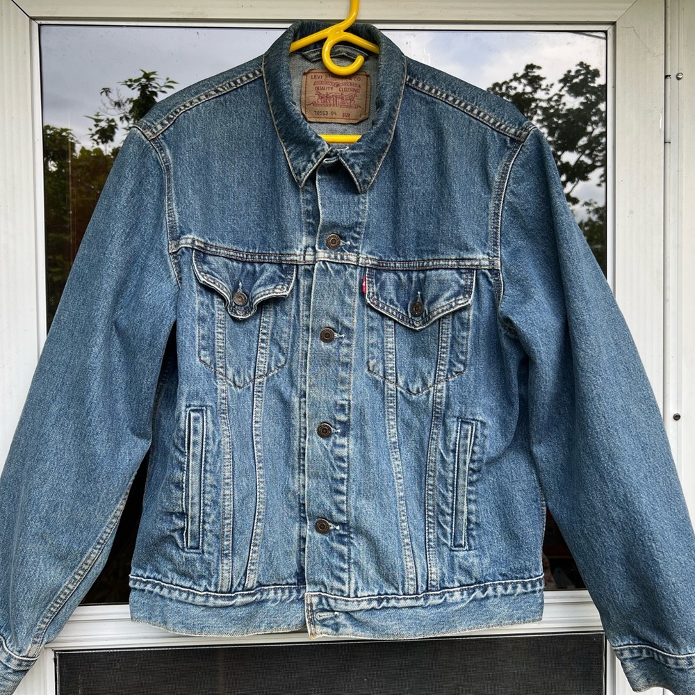 Vintage Levi's Blue Denim Jacket for Men’s Large